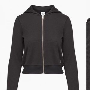 Aritzia TNA Waffle Zip Hoodie